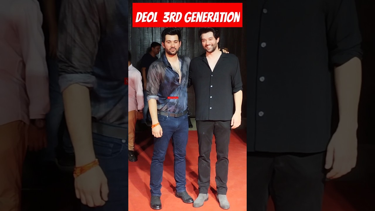 Deol 3rd Generation karan deol Rajveer Deol son's of Sunny deol 