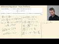 96 - Differential Equations Exam Questions | CIE A Level Further Pure Mathematics 2 9231