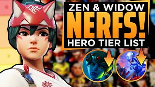 Zenyatta & Widow NERFS! - Season 9 Hero Tier List