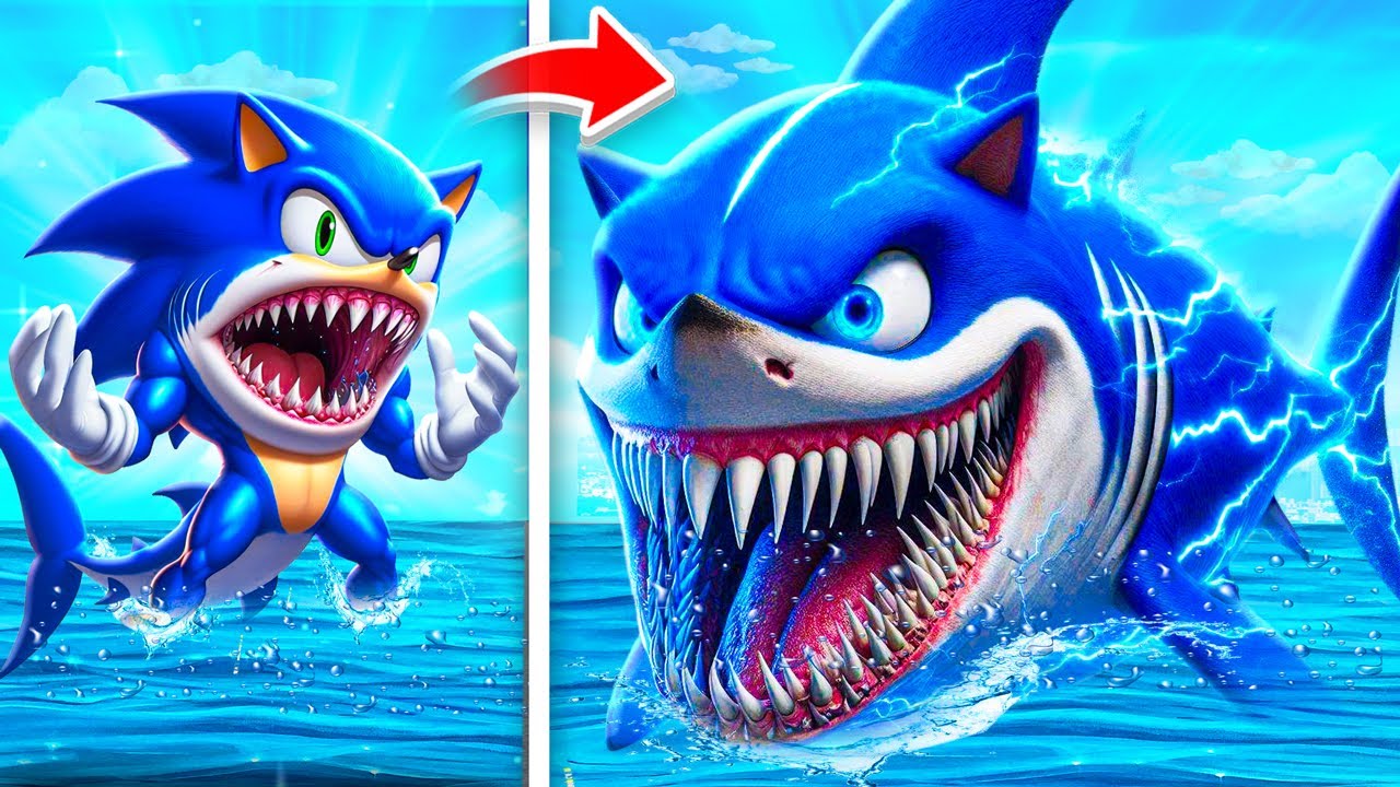 Upgrading Sonic To MEGALODON SONIC In GTA 5!