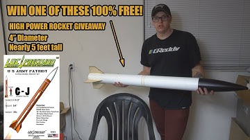 FREE High Power Rocket GIVEAWAY For 5K Subscribers | LOC/Precision 4" Patriot Kit One Day Build