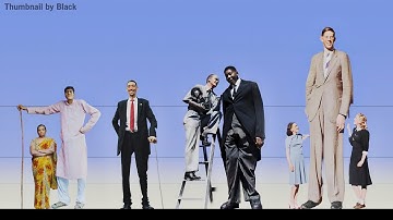 TALLEST People HEIGHT Comparison | Animation comparison