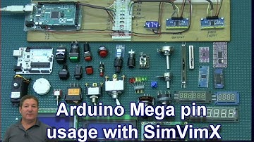Arduino Mega pin usage with SimVimX