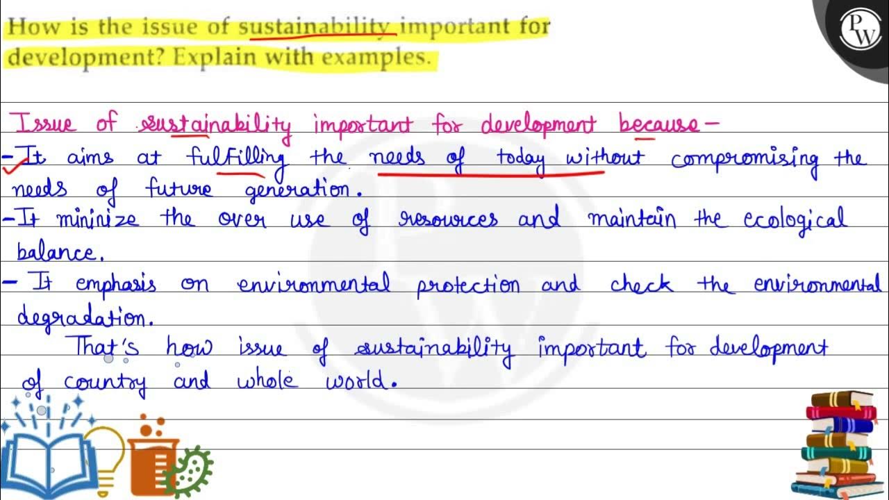 Why Is The Issue Of Sustainability Important For Development Translate In Hindi