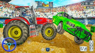 Tractors and Monster Trucks Grand Derby Crash Stunts Racing Simulator - Android Gameplay. screenshot 5