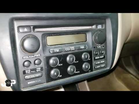 1999 Honda accord car stereo removal