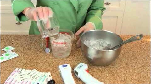 Thermometer calibration