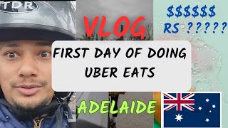 FIRST DAY OF UBER EATS IN ADELAIDE | UBER EATS AUSTRALIA| INTERNATIONAL STUDENTS ADELAIDE 🇦🇺