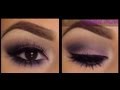 Easy Purple Smokey Eye Tutorial