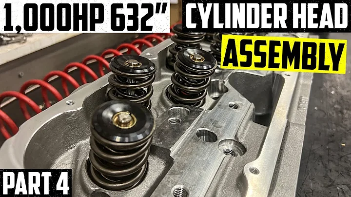 1,000HP N/A 632" - Valve Spring Pressure & Cylinder Head Assembly - Part 4