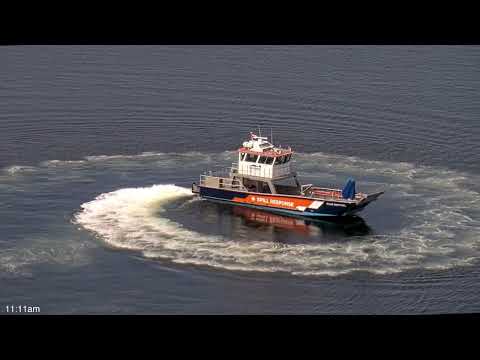 Echo Sentinel Anti-Pollution Ship Doing Donuts in False Creek