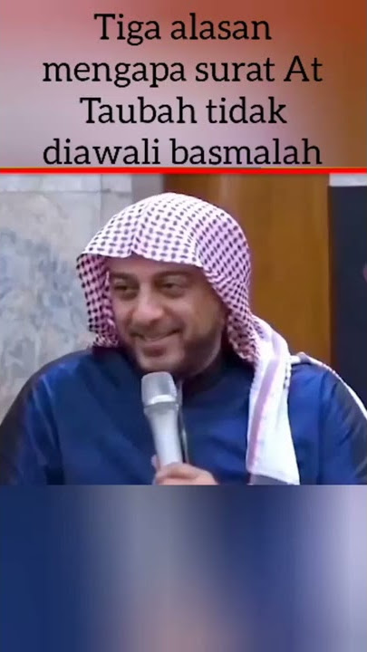 3 Alasan At Taubah tidak diawali basmalah | Syekh Ali Jaber #shorts