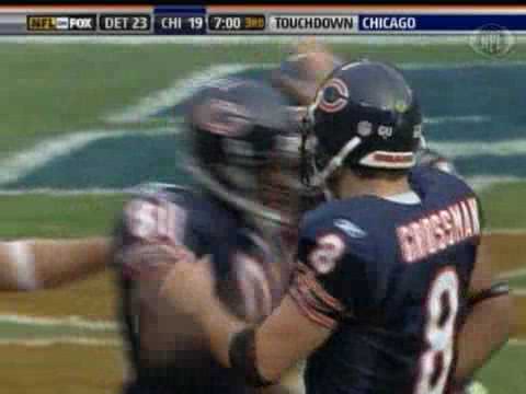 Lions vs Bears 2008 Week 9 - YouTube