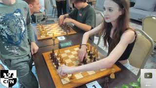 One wrong move and that's it.. Tosenko A. (1514) vs Mikasa (1658). Chess Fight Night Rapid