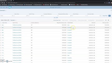 Search and edit a sales order