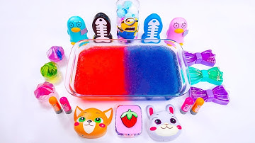 Mixing Random Things Into Slime! SATISFYING SLIME SMOOTHIE! Relaxing Slime Videos!