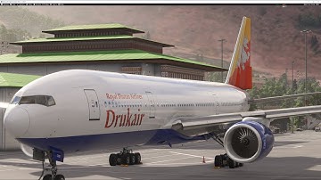 4th MSFS2024 PMDG 777-200 Royal Bhutan DURK Airlines Painting Tutorial Photoshop GIMP 3 MSFS KTX2