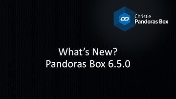 Pandoras Box 6.5 – What’s new?