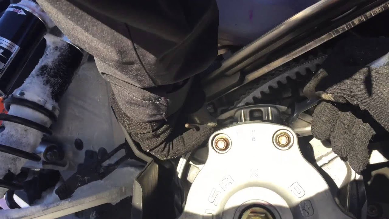 Replacing Weights And Changing A Belt On A 2016 Polaris Rmk Axys With Matt Entz