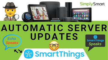 Set-up Automatic Updates for SmartThings Echo Speaks SERVER (2020)
