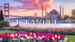 : Flying over ISTANBUL (4K UHD) Drone Film + Best Ambient Piano Music For Stress Relief, Meditation