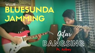 Wow Suling Blues Dengan Motif Sunda  Adikahong Ft Aribey 