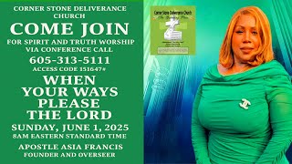 WHEN YOUR WAYS PLEASE THE LORD   CSDC - APOSTLE A FRANCIS