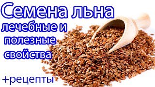 Семена льна. Лечебные и полезные свойства + РЕЦЕПТЫ.