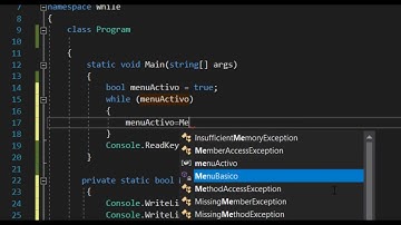 Visual C# sentencia While con Visual Studio Community .NET Framework