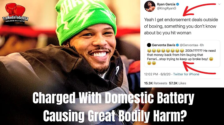 UNBELIEVABLE: Tank Davis CHARGED With Battery Caus...