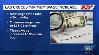 Las Cruces Minimum Wage Increase Takes Effect