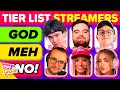 Clasifica Streamers Hispanos 📈🤔👾 Especial Tier List | PlayQuiz Trivia | Adivina el Streamer