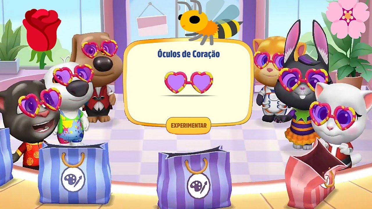 Tom Friends Color Spring My Talking Tom Friends Spring Glasses Gameplay Android ios - YouTube