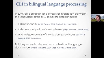 talk 1: «From cross-linguistic transfer to attrition. The whys and the whens» Barbara Köpke
