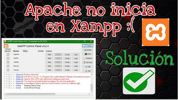 Apache no inicia en XAMPP | Sin cambiar puertos