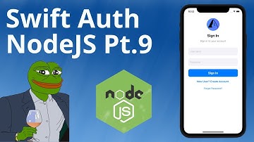 User Login w/ Node: Part 16 (Node Pt. 9) - Protecting Routes w/ JWT - UIKit Swift 5 Xcode