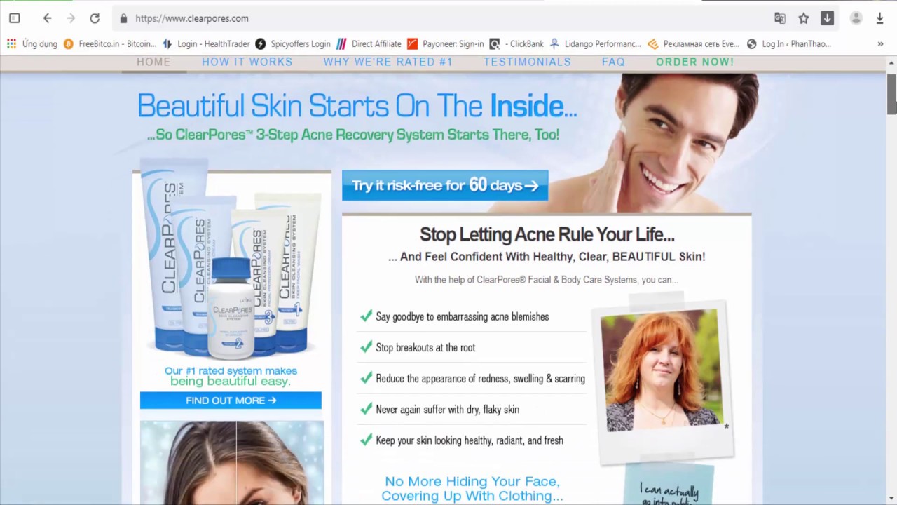 ClearPores - to fight acne from the inside out