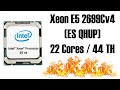 Xeon E5 2699Cv4 - переворот в процессорной производительности за  300$? Тест и сравнение с E5 2678v3