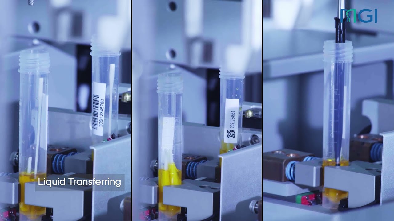 MGI Latest Automated Large scale COVID-19 Nucleic Acid Testing Workflow