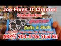 Installing ARP Stud Kit 204-4706 Cylinder Head Bolt 1982-2002 Volkswagen 1.6L &amp; 1.9L Diesel  MK2