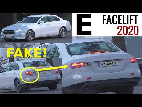 Mercedes Erlkonig E Klasse E Class Facelift W213 Neue Rucklichter