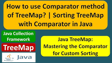 How to use Comparator method of TreeMap? | Sorting TreeMap with Comparator in Java