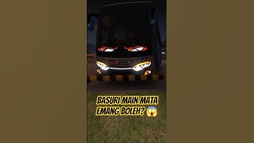 Lirikan Bus Strobo Mata Telolet Basuri #bussid #bussimulator #busmania #teloletbasuri #basuribussid