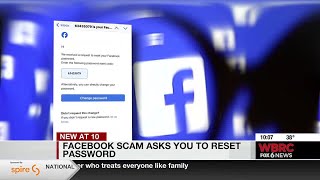 Facebook scam asks you to reset password