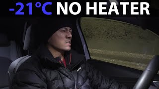 VW ID3 cold weather range test