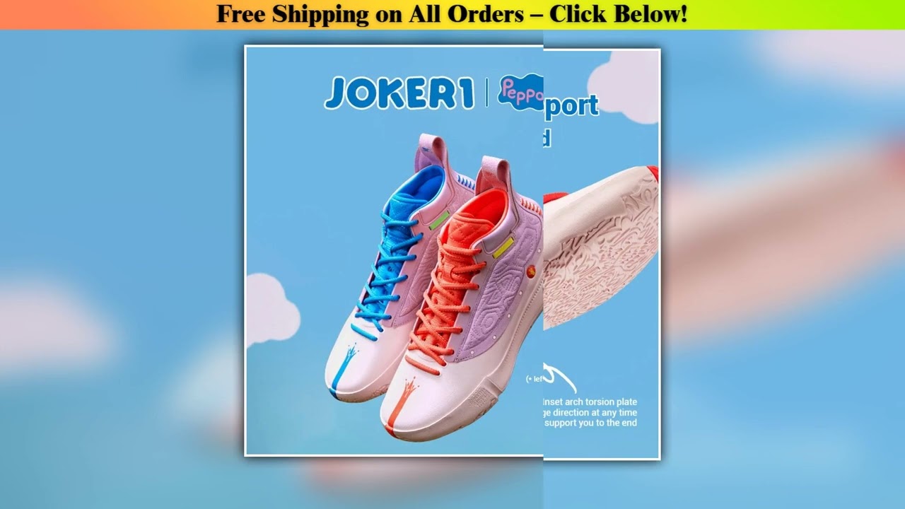 361 Degrees Joker 1 Men's Basketball Shoes High-top Breathable Shock-Absorbing Non-slip