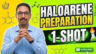 Preparation of Haloarene in 1 Shot | Class 12 Chemistry | NEET / JEE / Board Exams 🧪✨