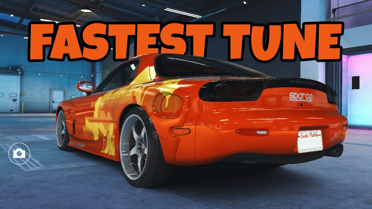CSR2 Orange Julius's Mazda RX-7 Fastest Tune & Shift Pattern