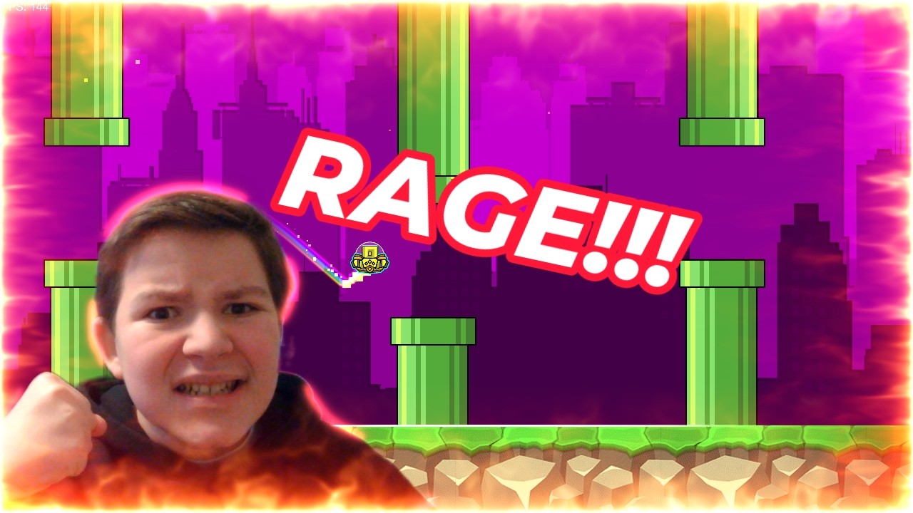 Ich RASTE AUS bei FLAPPY BIRD in GD!!!