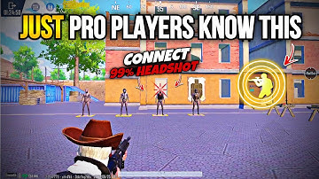 Learn how to use aim features🔥just legends know this secret headshot tricks🐉
